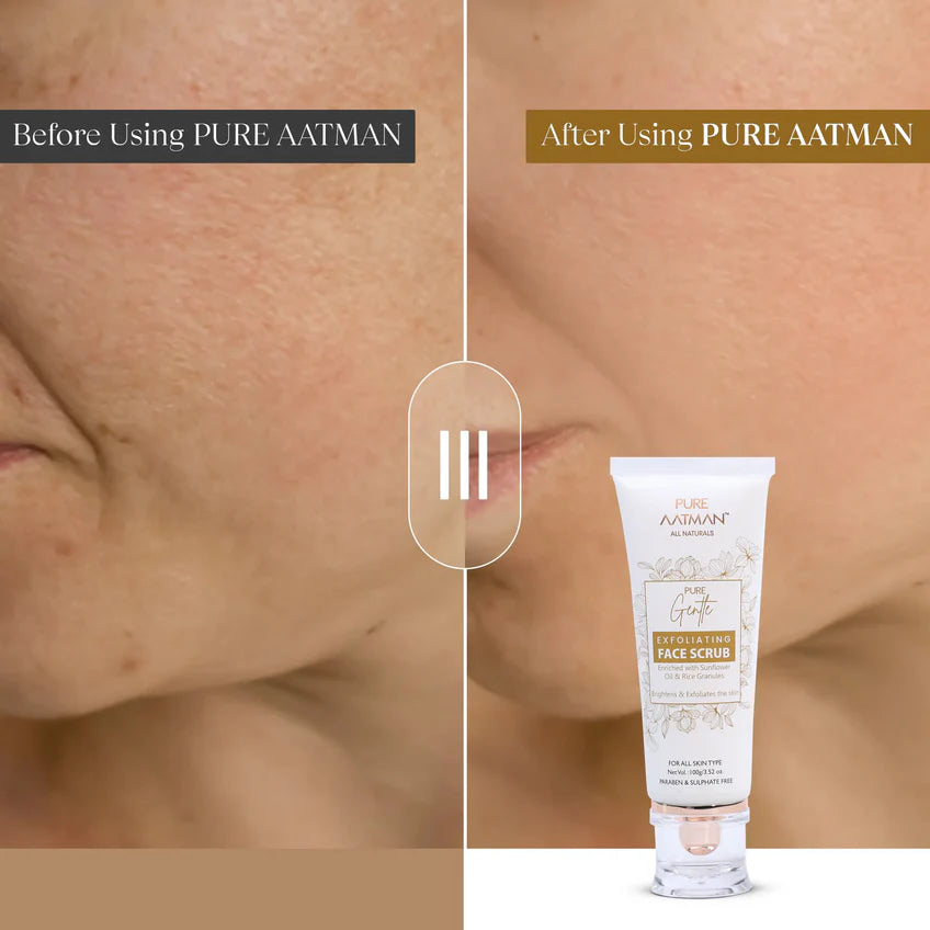 PURE AATMAN Natural Exfoliating Face Scrub