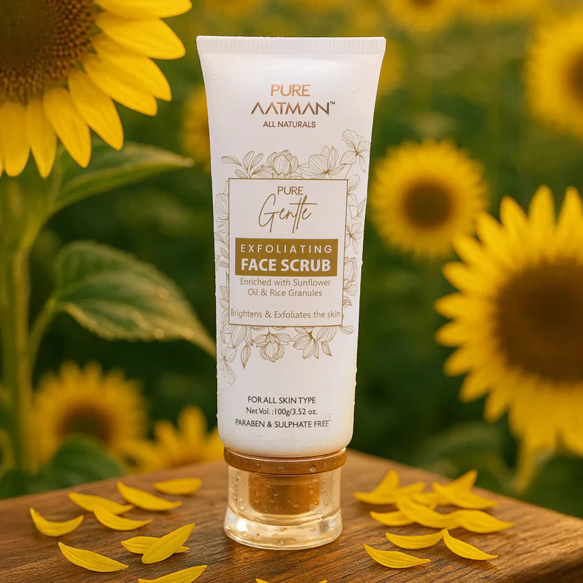 PURE AATMAN Natural Exfoliating Face Scrub