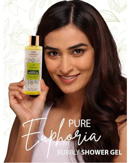 PURE AATMAN Pure Euphoria Bubbly Shower Gel Clean, Healthy & Moisturized Skin I Paraben & Sulphate FREE